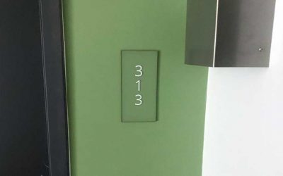 Reseda, CA – Custom Unit Identification Signs for Apartment Complex
