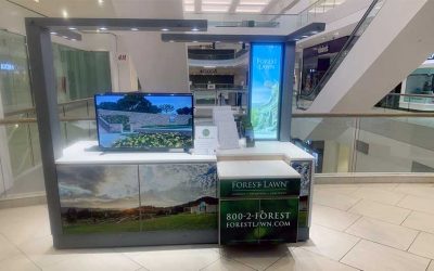 Koreatown, CA – Custom Mall Cart Wrap for Forest Lawn Memorial-Parks and Mortuaries
