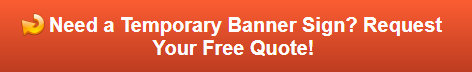 Free quote on temporary banner signs