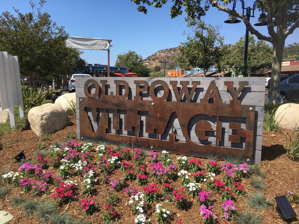 shopping center monument signs in Poway CA