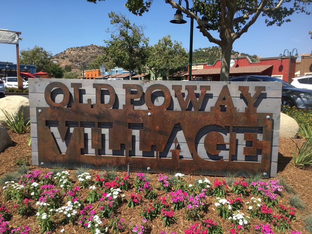 shopping center monument signs in Poway CA