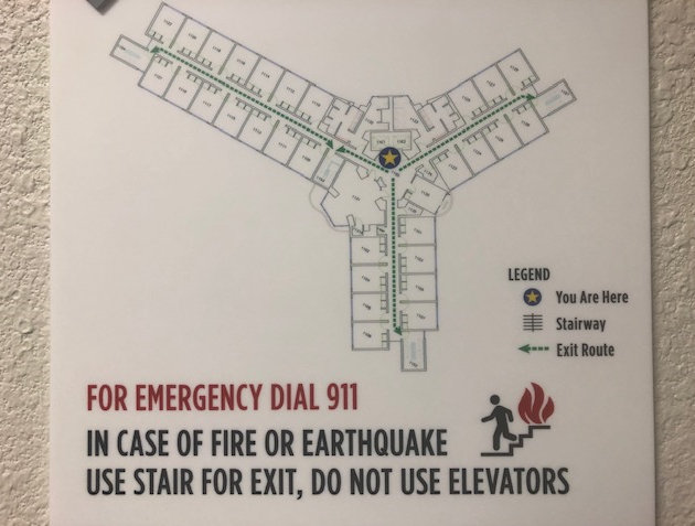 ADA Signs and EVAC Maps made using UV flatbed printer