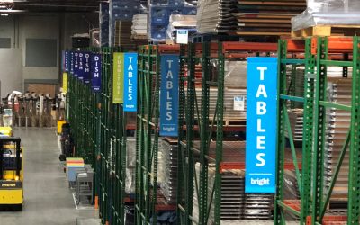 Inventory Banners for Bright Rentals Make Finding Products Easy in San Diego CA!