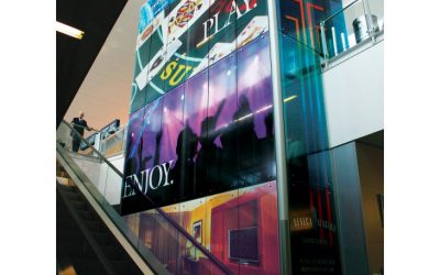 MAPLE RIDGE, BC — Elevator Graphics in Airports, Effective Advertising