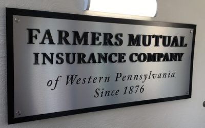 Farmers Mutual Insurance Company Receives New Lobby and Way-Finding Signs – Wexford, PA