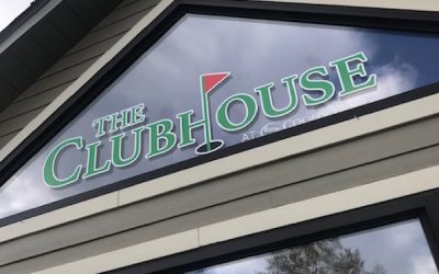 Bethel Park, PA – Signage for New Cool Springs Restaurant, The Clubhouse