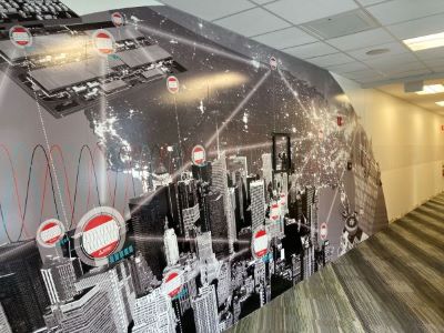 Office Wall Murals for Businesses in Cranberry Township PA