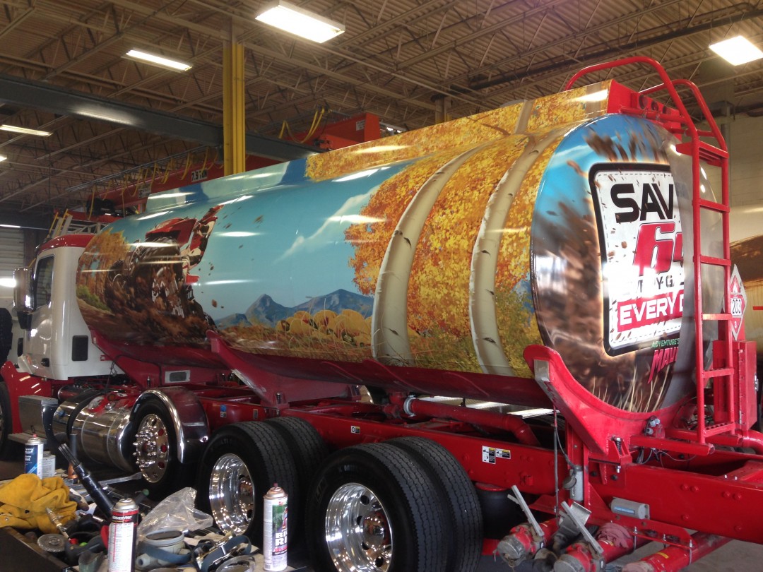 Tailor Made Tank Wraps in Salt Lake City, Utah Salt Lake City, UT Signs