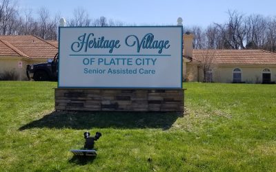 Stone Monument Sign-Platte City, MO