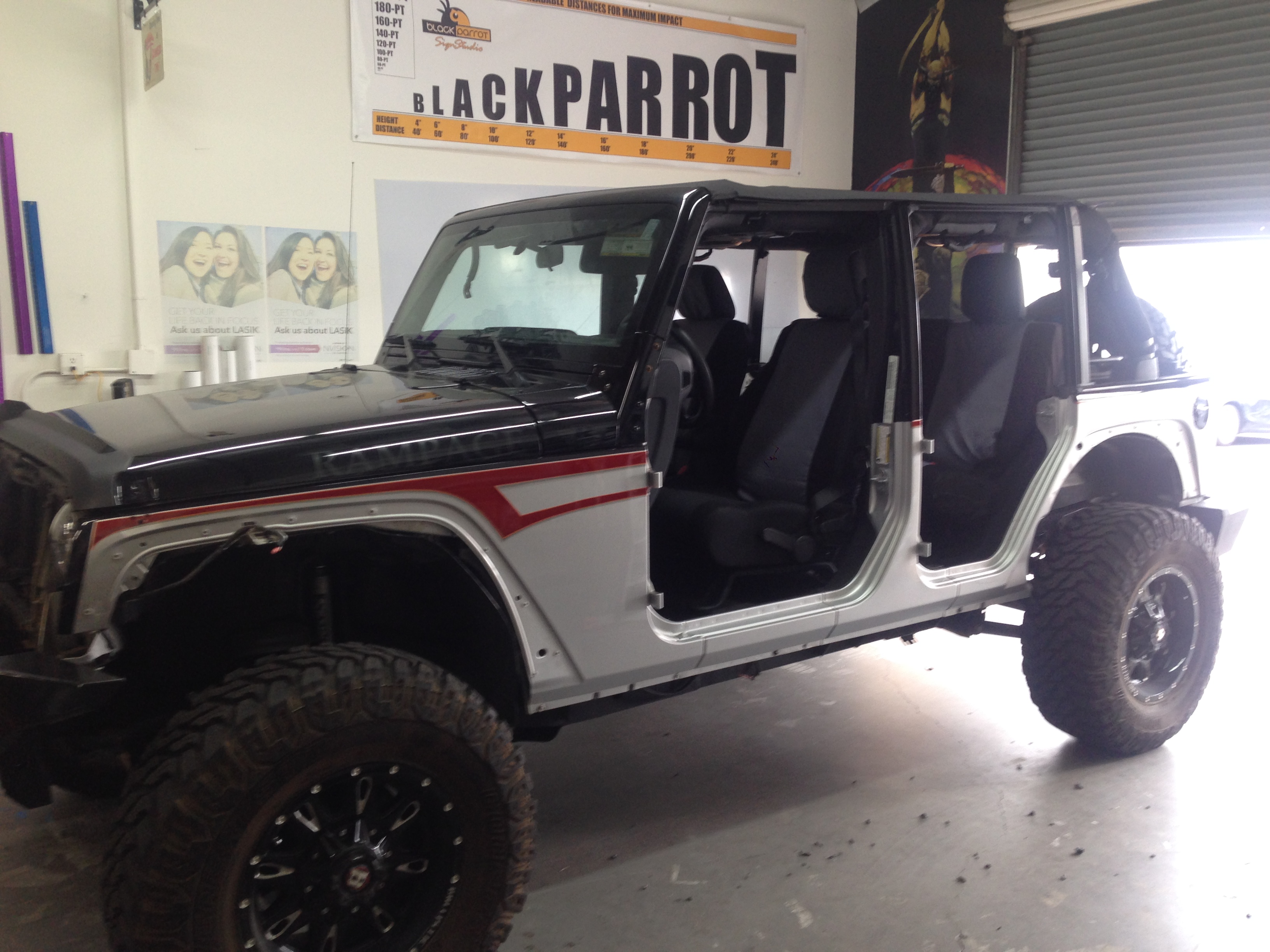 Car Show Quality Jeep Wrapped with a Full Vinyl Wrap in Tustin, CA - Tustin,  CA - Signs