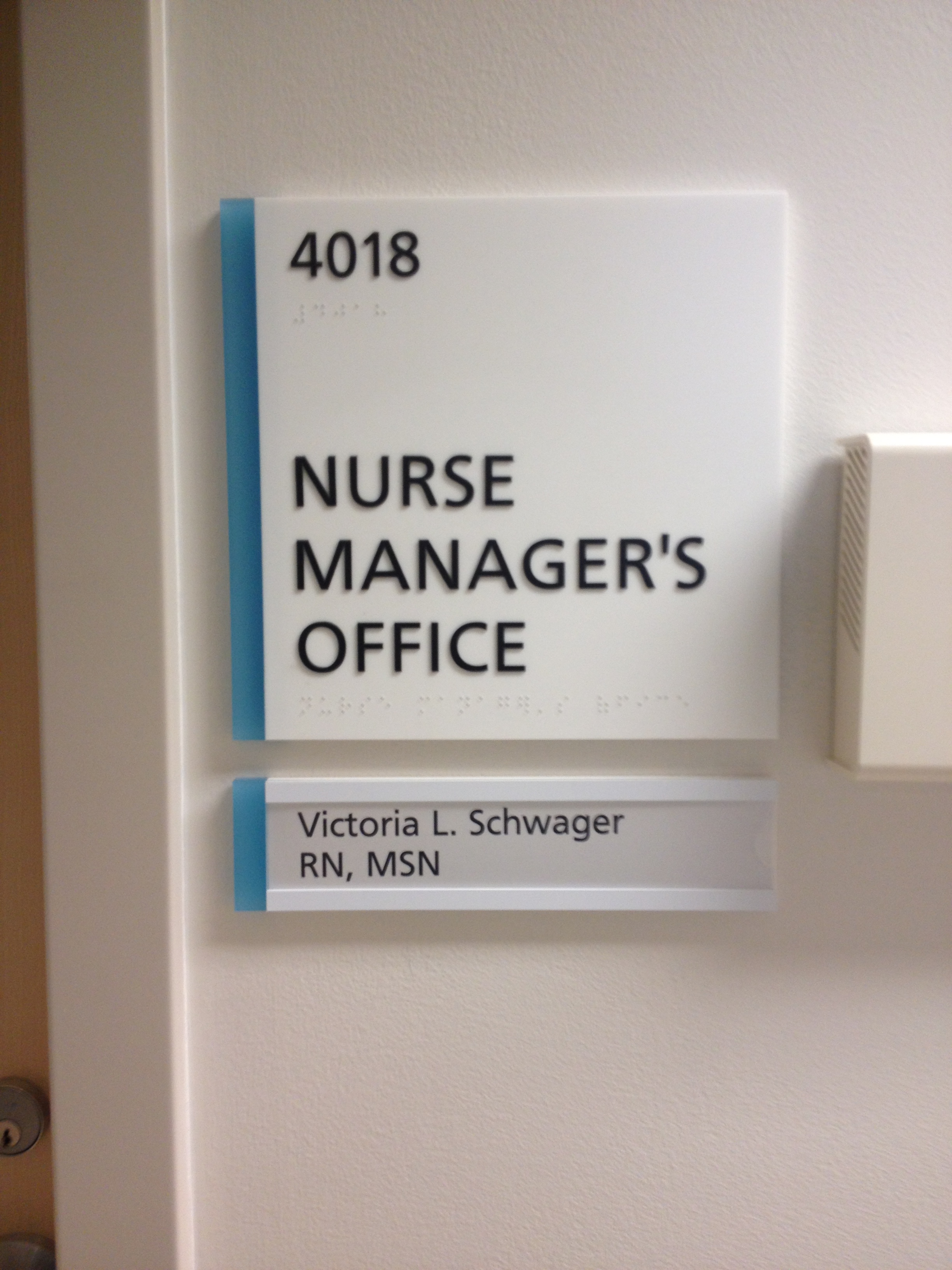 ADA Compliant Room Signs for University Hospitals in Cleveland, OH ...