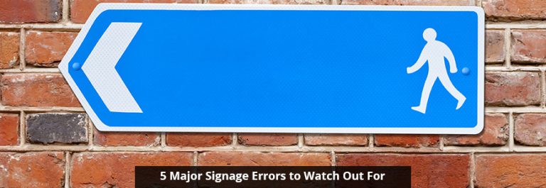 Signage Errors