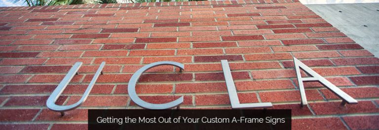 Getting the Most Out of Your Custom A-Frame Signs