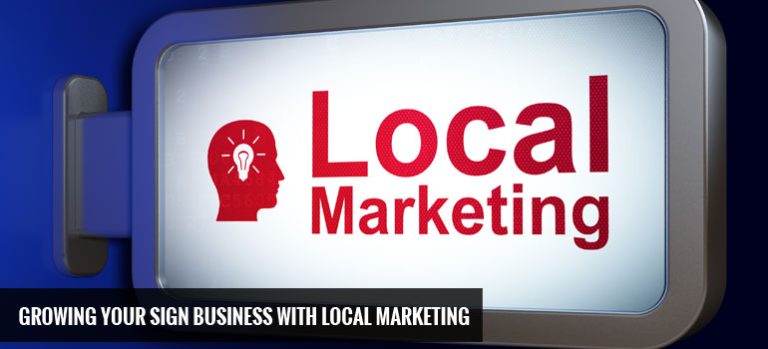 Sign Business Local Marketing