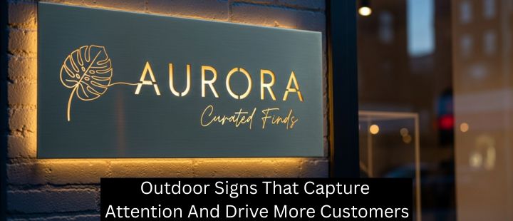 Outdoor Signs That Capture Attention And Drive More Customers
