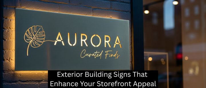 Exterior Building Signs That Enhance Your Storefront Appeal